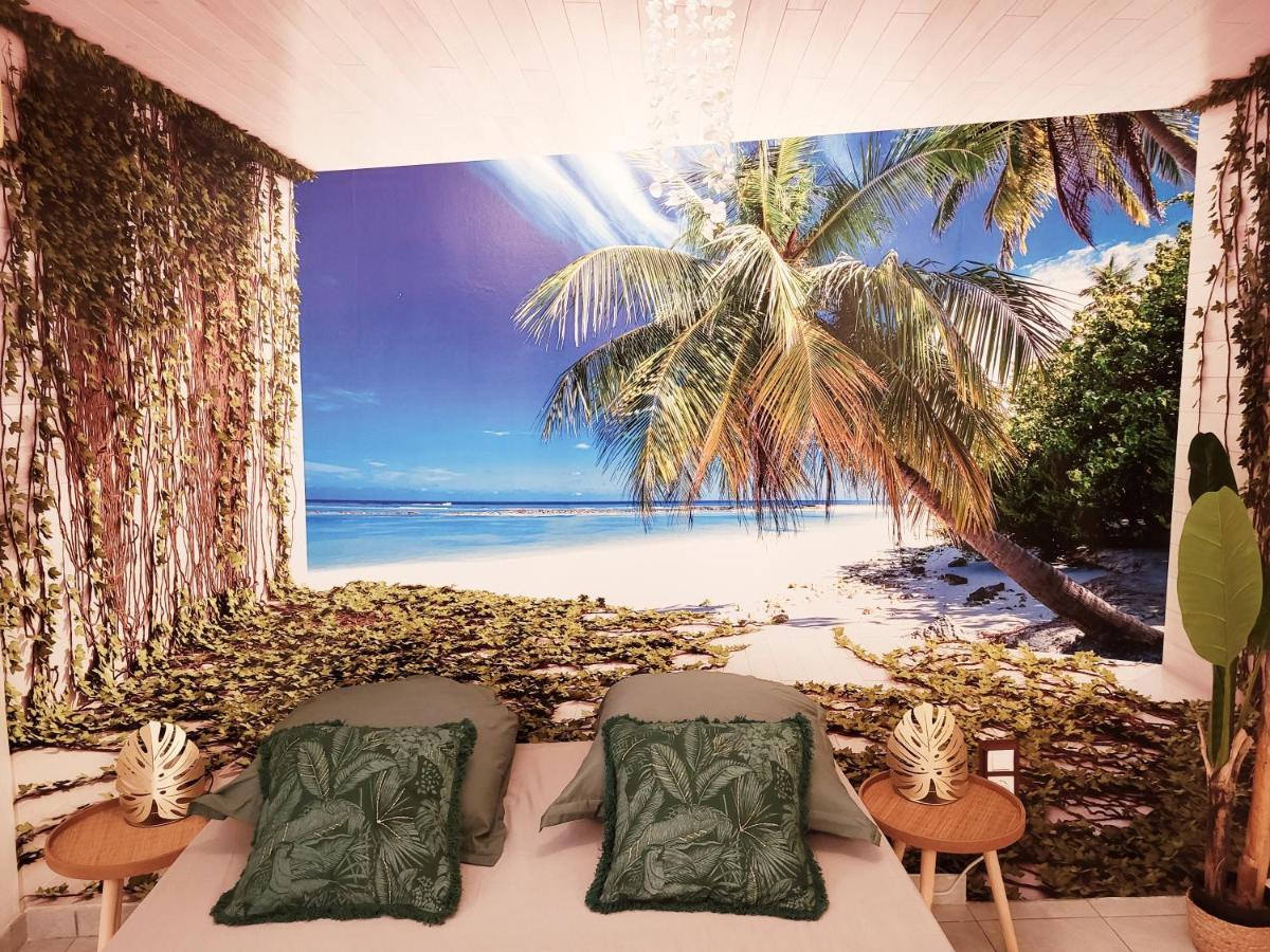 Le Studio Tahiti 4 Pers 600M De La Plage La Faviere บอร์มส์-เลส์-มิโมซาส์ ภายนอก รูปภาพ