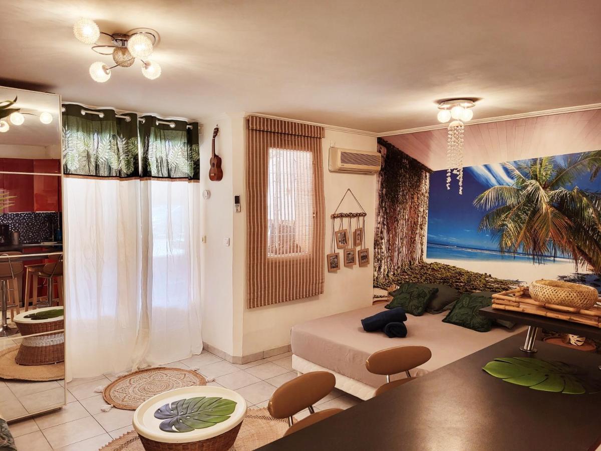 Le Studio Tahiti 4 Pers 600M De La Plage La Faviere บอร์มส์-เลส์-มิโมซาส์ ภายนอก รูปภาพ
